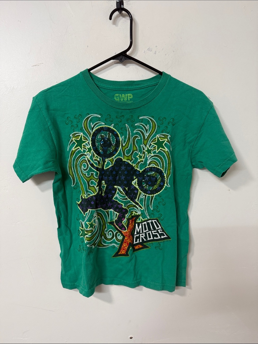 Green Motocross Graphic Short-Sleeve Tee